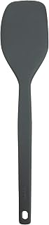 Tovolo Heat Resistant All Silicone Spatula Cooking Kitchen Utensils Non-Stick for Baking, Spreading and Mixing Ergonomic, Dishwasher Safe Bakeware BPA Free, Charcoal Gray