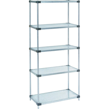 Galvanized Steel by Nexel – 5, Galvanized Steel, Grey, Model 24428SZ5