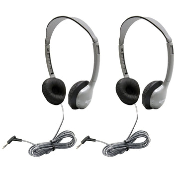 Personal Stereo Headphones Leatherette Ear Cush W/O Volume by HamiltonBuhl – Faux Leather, Model HECMS2L-2