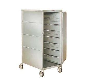 Compact Tray Delivery Cart- Stainless steels by Lakeside – Aluminum, Silver