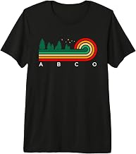 Evergreen Vintage Stripes Abco, Arkansas Premium Tri-blend T-Shirt