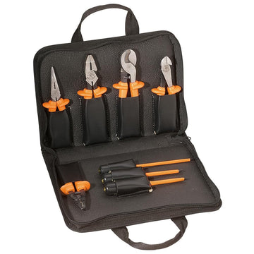 Premium Insulated Tool Kit by KLEIN TOOLS – One Size, Nylon, Black, Model 33529