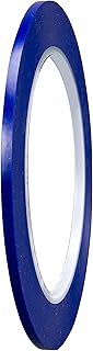 3M Vinyl Tape 471+, 1/8 in x 36 yd, Indigo, 1 Roll | Fine Line Tape for Paint Masking Striping, Color Separation and Complex Designs, High-Temperature