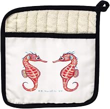 Betsy Drake PT088 Seahorses Pot Holder
