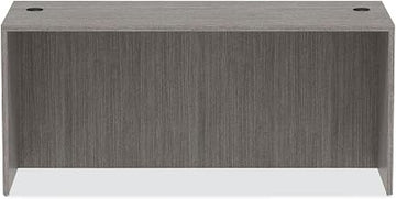 Alera Valencia Series Straight Front Desk Shell, 65" x 29.5" x 29.63", Gray