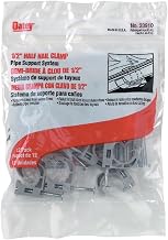 Oatey HALFCLAMP W/NL 1/2" 12PK