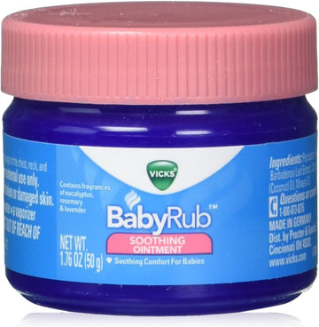 Pack Of 8 - Babyrub Soothing Ointment by Vicks – 1.76 Ounce