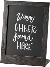 Cinderwood Collection – Chalkboard – 10.375W x 4.75D x 13.75H – Dark-Stained Oak Frame, Chalkboard