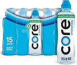 CORE Hydration Nutrient Enhanced Water - Ultra Purified with Electrolytes and Minerals - Perfectly Balanced Water, Mirrors your Body’s PH - 1 Pack (15 x 23.9 fl oz.)