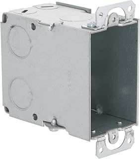 RACO 8601 3-1/2-Inch Deep, Gangable NMSC Clamps with Plaster Ears, 3-Inch by 2-Inch Switch Box