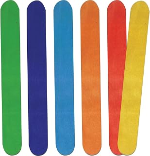 Pacon Jumbo Bright Hues Craft Sticks