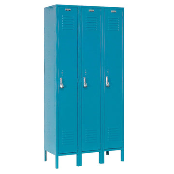 Single Tier Locker by Global Industrial – Metal, Blue, Model 652065BL