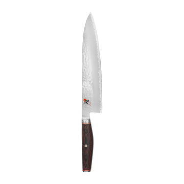 Chef's Knife by MIYABI – 9.5", SG2 Tsuchime Steel, Stainless Steel, Model 34073-243