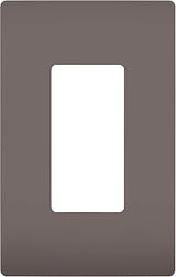 Legrand radiant RWP26 Screwless Wall Plates, 1 Gang, One Decorator Rocker GFCI Cover, Brown (1 Count)