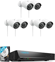 REOLINK PoE Security Camera 5MP Home Surveillance, Person/Vehicle/Animal Detection, 100ft IR Night Vision, Time-Lapse, 3X RLC-510A(Pack of 2), with 1x RLN16-410 16CH NVR Network Video Recorder