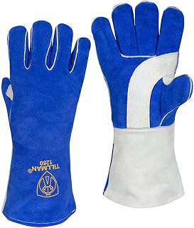 Tillman 1250 14" Premium Insulated Split Cowhide Welding Gloves, Small
