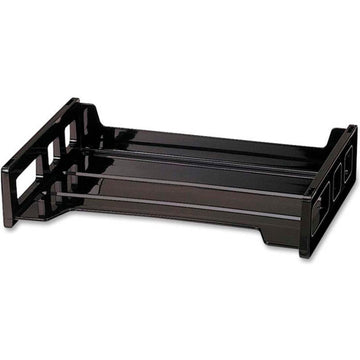 Letter Tray by Officemate – Paper, Black, Pack of 12, Model 21002