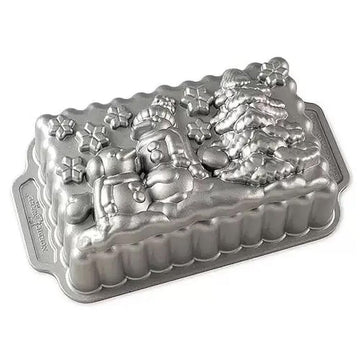 Winter Wonderland Loaf by Nordic Ware – 6-Cup, 6.0 cups, Aluminum, Silver, Model 93048