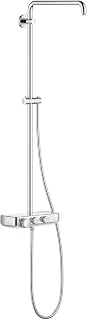 GROHE 26511000 Euphoria Smart Control Mono Shower System with Thermostat for Wall Mount, Starlight Chrome