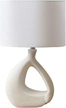 Monarch Specialties I 9880 Lighting, 23" H, Table Lamp, Ivory Resin, Ivory/Cream Shade, Contemporary