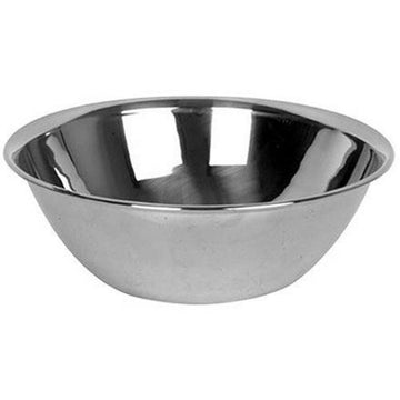 5 Quart Stainless Mixing Bowl by Thunder Group – Medium, 5.0 quarts, Stainless Steel, Metallic, Model 3210