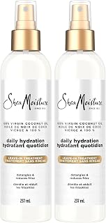 Shea Moisture SheaMoisture 100 Percent Virgin Coconut Oil Leave-In Treatment, 8 Ounce, (Pack of 2)