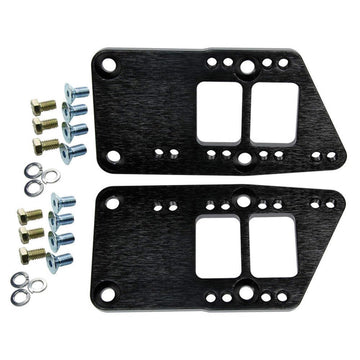 Motor Mount Adapter LS to SBC Adjustable by Allstar Performance – Stock, Aluminum, Black, Model ALL38084
