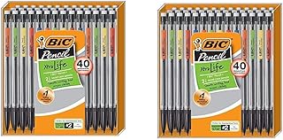 BIC Xtra-Life Mechanical Pencil, Medium Point (0.7 mm), 40 Count (2 Pack)