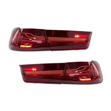 1Pair Tail Lights Compatible With BMW 3 Series 2019-2023 G20&G80 M3 CSL Tail Light Plug And Play Auto Car Parts(4PCS Red) by VIEAXSQD – One Size, 4PCS Red, Model STLNMEBD