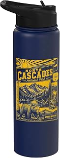 North Cascades National Park Adventures Nature Stainless Steel Insulated Water Bottle