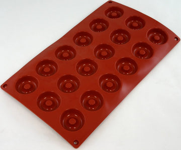 World Cuisine Non-Stick Silicone Mold by PADERNO – 11.88 inches by 6.88 inches, Silicone, Red, Model 47742-05