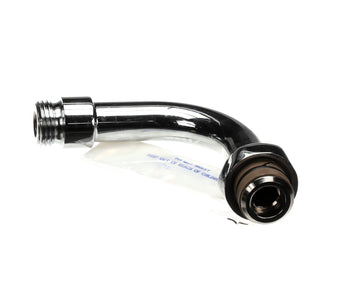 90 Deg Swivel To Hose Thread by T&S Brass – 3/4, 1.0 load, Brass, Silver, Model 034A