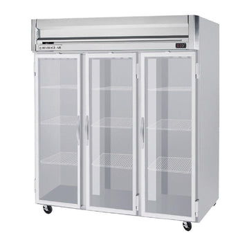 Glass Door Commercial Refrigerator by Beverage Air – Model HRP3-1G