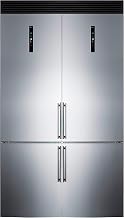 Summit Appliance Summit 48" French Door Refrigerator, Stainless Steel - FFBF181ES2KIT48 | Bottom Refrigerator, Counter Depth Refrigerator-Freezer, ENERGY STAR Certified