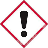 Labelmaster GHIS0093 GHS Label, Exclamation Mark, PVC-Free Film, 101 mm x 101 mm (Pack of 50)