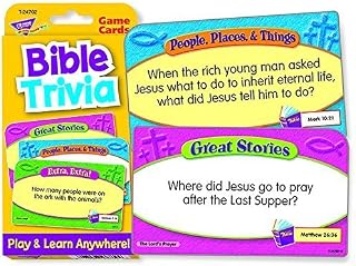 Bible Trivia Challenge Cards Learning Materials Games T-24702 Trend Enterprises Inc.