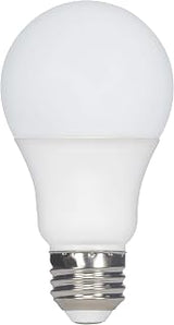 Satco 11407 Econo LED A19 Light Bulb, 60W Replacement, 3000K Warm White, 800 Lumens