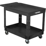 Industrial Service & Utility Cart by Global Industrial – Plastic, Black, Model 800334