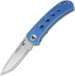 Camillus TigerSharp Titanium Bonded Large Folding Knife, Silver