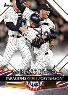 2022 TOPPS UPDATE PARAGONS OF THE POSTSEASON #PP-12 MARIANO RIVERA NEW YORK YANKEES BASEBALL OFFICIAL TRADING CARD OF MLB