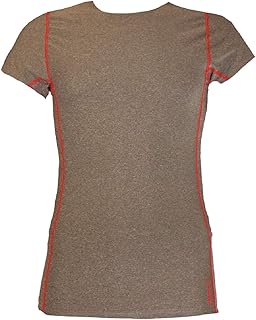 Reebok Men's Workout T Shirt - Short Sleeve Mesh Gym & Training Activewear Top (Fiery Red, Large)