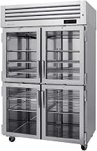 Turbo Air PRO-50-4H-G Pro Series Two Section Heated Cabinet with Four Half-Height Glass Doors