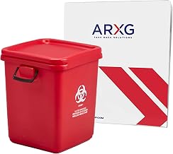 28gal (1PK) Mail-in Take Back Sharps Containers with Destruction Services for Safe & Environmentally-Responsible Needle Disposal | Home, Personal, Travel, and Professional Use