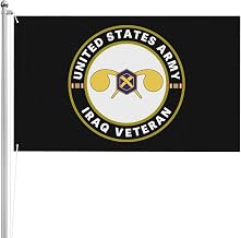 Us Chemical Corps Iraq Veteran 3x5 Ft Double Sided Flag 3 Ply Vivid Print Banner For Yard Garden Outdoor Decor