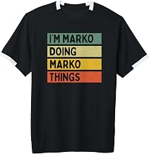 I'm Marko Doing Marko Things Funny Personalized Quote Adult & Youth Soccer Jersey