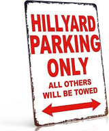 Hillyard Parking Only 8 X 12 Inch Aluminum Metal Sign, All Others Will Be Towed Warning Notice Sign, For Private Parking Lot Driveway Commercial Property Street