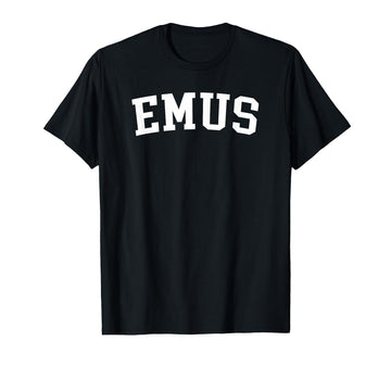 Emus T-Shirt by Emus - Fashion – Black, Model G4BMZ6GB0MG