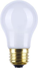Satco S4881 130V Shatterproof Medium Base 40-Watt A15 Light Bulb, Frosted | 130V operation, Medium base, 265 lumens, 2,500-hour life, 2700K warm white