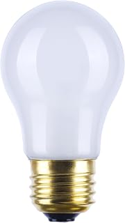 Satco S4881 130V Shatterproof Medium Base 40-Watt A15 Light Bulb, Frosted | 130V operation, Medium base, 265 lumens, 2,500-hour life, 2700K warm white