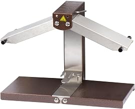Bron Coucke Traditional Raclette Machine Brézière Original - Professional – Stainless Steel - 1/4 or 1/6 Wheel of cheese – 1-4 People - Adjustable Heating Rods - Foldable - Safety Switch - 110V